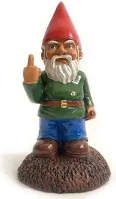 Produktbild von Gartenzwerg-Statue, lustiger Zwerg für draußen, dekorative Zwerg-Rasenstatue für Terrasse, Veranda, Garten