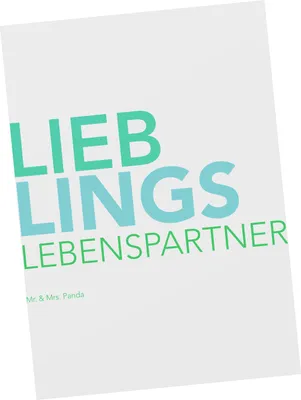 Produktbild von Mr. & Mrs. Panda Postkarte Lebenspartner - Weiß - Geschenk, bildkarte, Spruch, Postkarten, Geschenkidee, Ehemann, Ehepartner, verliebt, Ansichtskarten, Ehefrau, Freundin