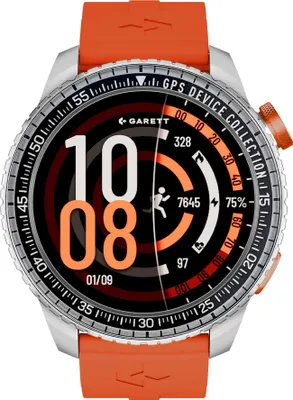 Obrázok produktu pre Inteligentné hodinky GARETT Compass GPS, strieborné