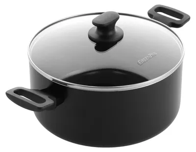Produktbild von GreenPan Essence, Rund, Allzweckpfanne, Schwarz, Keramik, 160 °C, Aluminium