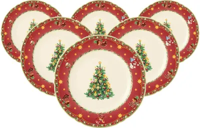 Produktbild von Seltmann Weiden Marieluise Weihnachtsnostalgie Speiseteller ø 25 cm 6er Set