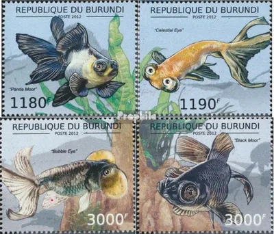 Produktbild von Briefmarken Burundi 2012 Mi 2783-2786 (kompl.Ausg.) postfrisch Goldfische