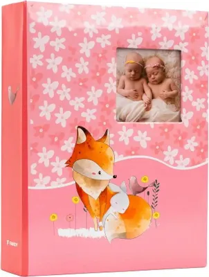 Obrázek produktu pro Fotoalbum 10x15 200 foto dětské Fox 2 růžové