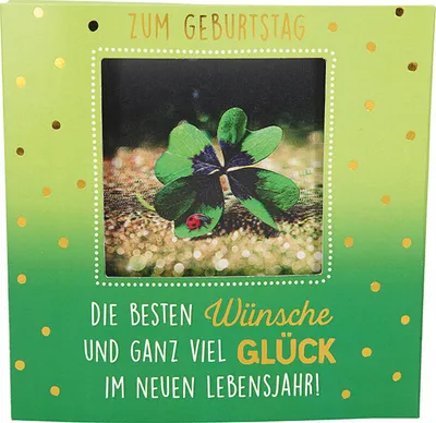 Produktbild von 3D Klappkarte mit Musik und Licht Motiv 38 - Zum Geburtstag die besten Wünsche - 3 LR54/L1130 Alkali-Mangan Batterien enthalten - Depesche