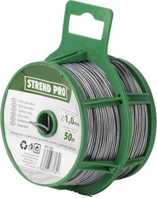 Produktbild von PROREGAL Draht, Gartendraht, Bindedraht, Basteldraht, 1,00mm L-50m PVC-Coil