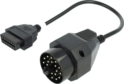 Produktbild von vhbw OBD Adapter 20Pin-OBD1 auf OBD2 kompatibel mit BMW 1982-2002 - 30 cm