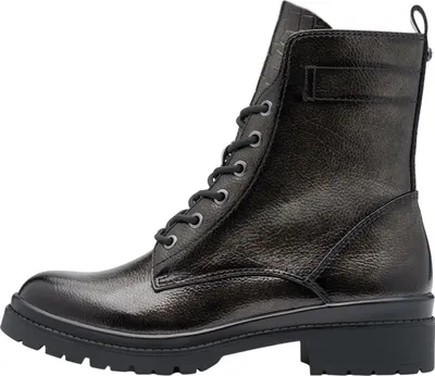 Produktbild von Tamaris Damen Stiefelette Reißverschluss Zungen-Dekor Schnürboots 1-25236-43, Größe:38 EU, Farbe:Grau