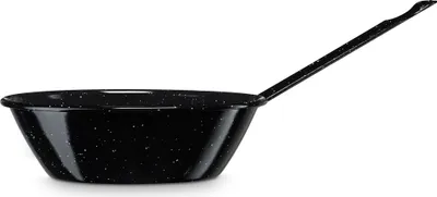 Image de Briebe Levante Poêle à frire induction 18cm Acier émaillé, Poêle haute 0,9L, Feu Noir