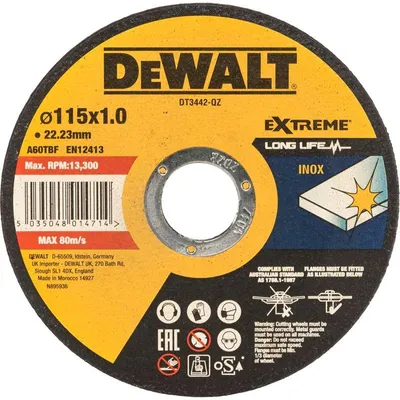 Produktbild von DeWalt DT3442-QZ EXTREME Trennscheibe 115mm