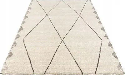 Zdjęcie produktu dla Dywan kremowy boho dywan do salonu, 200x290