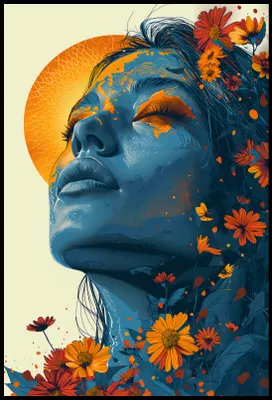 Produktbild von Plakat 68x101cm Sonneregen