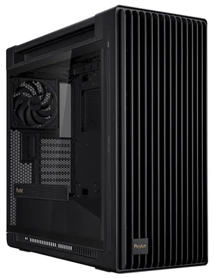 Produktbild von ASUS ProArt PA602, Midi Tower, PC, Schwarz, ATX, DTX, EATX, micro ATX, Mini-DTX, Mini-ITX, Gaming, 19 cm