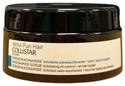 Produktbild von Collistar Scrub Niacinamide, 250 ml, Topf, Alle Haare, Entblätternd, SODIUM CHLORIDE, AQUA, SODIUM METHYL LAUROYL TAURATE, SODIUM COCOAMPHOACETATE, LAURYL GLUCOSIDE,..., 1 Stück(e)
