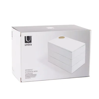 Obrázek produktu pro UMBRA SPINDLE STORAGE BOX Šperkovnice bílá 308712-660