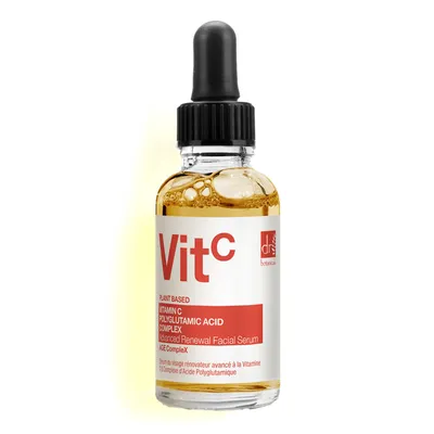 Produktbild von Dr Botanicals Vitamin C 3 % & Polyglutaminsäure-Komplex 1 % & Aufhellendes Gesichtsserum 30 ml