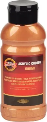 Obrázek produktu pro Koh-i-noor 1627/0840 - akrylová barva 500 ml, bronzová