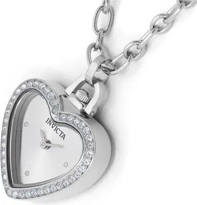 Obrázok produktu pre Invicta Mini - Necklace 49937 Dámske Hodinky - Quartz Movement - Nerezová Oceľ so Strieborným Ciferníkom - 27 mm
