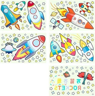 Productafbeelding van Glow-in-the-dark sterrenwanddecoraties voor babykamers of kinderkamers