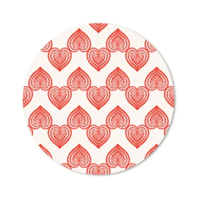 Produktbild von MuchoWow® Mauspad Mousepad Herz - Valentinstag - Geschenk 50x50 cm - Mousepads - Maus Mat - Pad - Mausunterlage - Vinyl