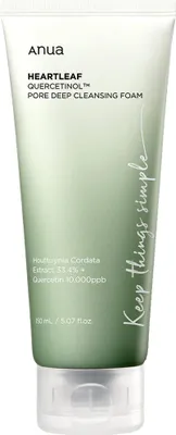 Zdjęcie produktu dla Anua Heartleaf Quercetinol Pore Deep Cleansing Foam Pianka głęboko oczyszczająca 150 ml