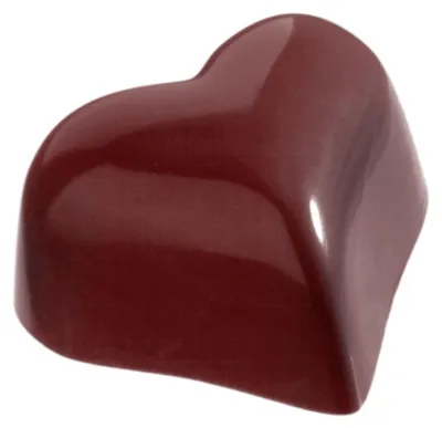 Productafbeelding van Chocoladevorm - klein hart, 31 x 27 x 17 mm
