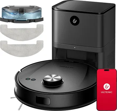 Immagine prodotto di T10 Lite - Robot aspirapolvere - Navigazione LiDAR - Potenza di aspirazione 4500 Pa - Autonomia 180 minuti - Batteria 3200 mAh - Spina UE - Nero