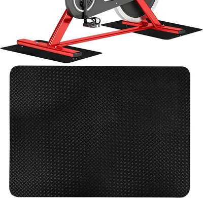 Produktbild von Bodenschutzmatte rutschfest, 60 x 43 cm, 3 mm dick, für Fitnessgeräte