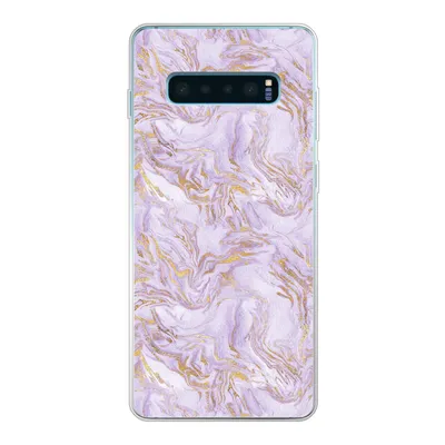 Produktbild von MuchoWow® Handyhülle Schutzhülle Hülle für Samsung Galaxy S10 Plus Abstrakt - Marmor - Gold - Muster Silikon Softcase Handy Hülle - Schutzhülle