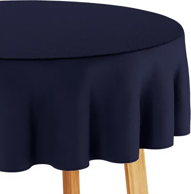 Image de Nappe moderne résistante aux taches, ovale, 120 x 160 cm, style marin élégant