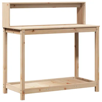 Produktbild von Pflanztisch mit Ablagen 108x50x109,5 cm Massivholz Kiefer