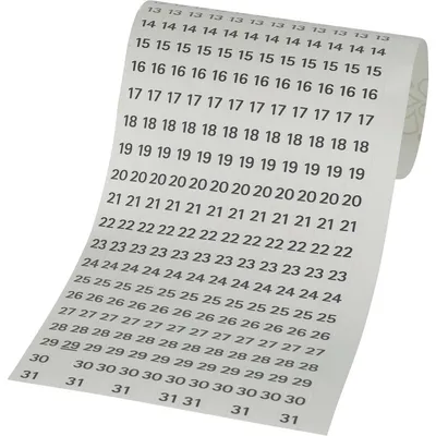 Produktbild von Franken DS703A, Date strip, Transparent, JK703, 191 mm, 420 mm