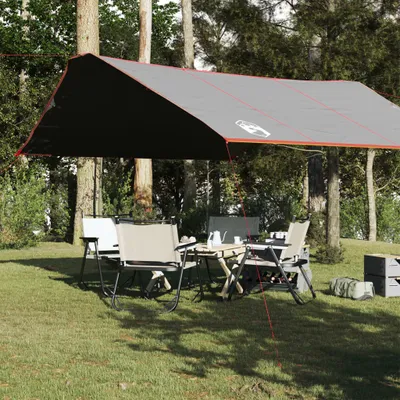 Produktbild von Möbel Tarp Grau und Orange 420x440 cm Wasserdicht - Campingzelte 94678