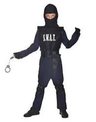 Produktbild von SWAT-Agent-Kinderkostüm Deluxe (4–6 Jahre)