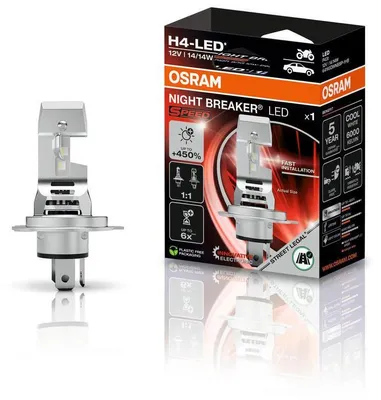 Produktbild von OSRAM H4 Night Breaker LED SPEED 450 1x Moto