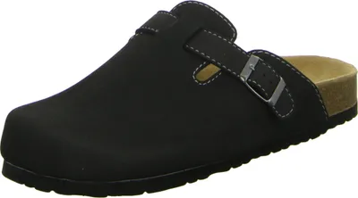 Produktbild von Paulo G. Herren-Clog mit Tieffußbett Schwarz, Farbe:schwarz, EU Größe:42