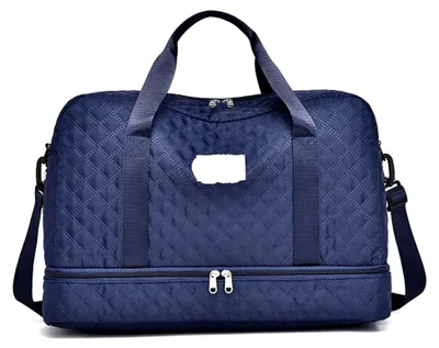 Immagine prodotto di Borsa da viaggio capiente, borsa a tracolla, sacca sportiva (blu)