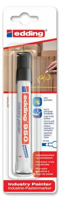 Zdjęcie produktu dla edding 950 przemysłowy marker w paście czarny (opakowanie blister 1 szt.)