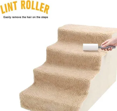 Produktbild von Famanu Hundetreppe für Bett und Sofa - mit rutschfestem Bezug