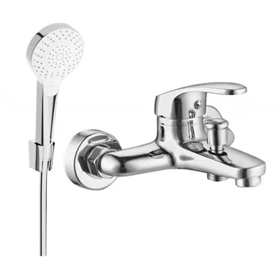 Obrázok produktu pre Mexen Erica R05 vaňová batéria so sprchovacím setom, chrómová - 74643R05-00