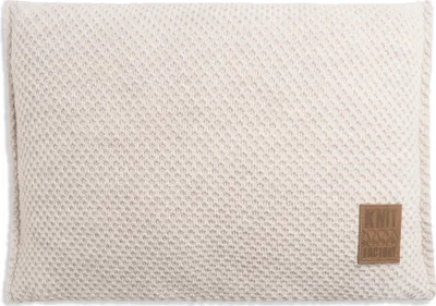 Produktbild von Knit Factory Lynn Kissen - Beige - 60x40 cm