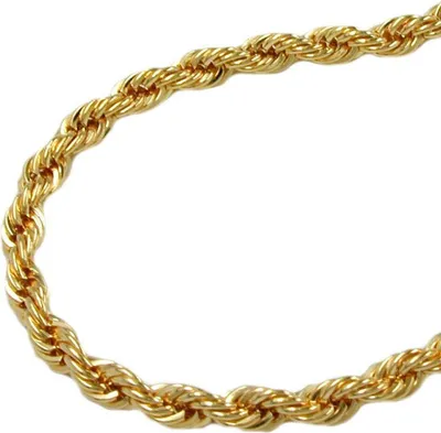 Produktbild von Armband 3,3mm Kordelkette 9Kt GOLD 21cm