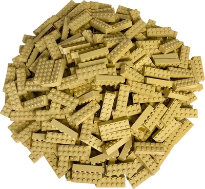 Immagine prodotto di Mattoncini LEGO® 2x6 Beige chiaro - 2456 NUOVO! Quantità 250x