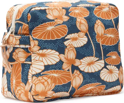 Produktbild von Gyllstad Kulturtasche Lotus XL Blau / Orange