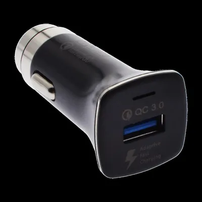 Produktbild von 2GO USB KFZ-Schnell-Ladegerät 3100mA USB-A QC 3.0 schwarz
