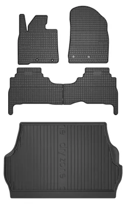 Obrázok produktu pre Gumové autokoberce SolidPRO + vaňa kufra DryZone pre: Toyota Land Cruiser J200 FL 2015-2021 5 ks