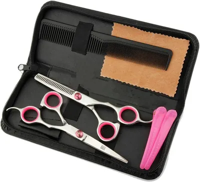 Produktbild von Professionelles Haarschneide-Set für die Familie mit Effilierschere
