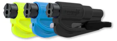 Immagine prodotto di Kit famigliaresqme, portachiavi di emergenza per l'auto, dispositivo di sicurezza 2-in-1
