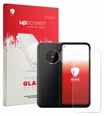 Produktbild von upscreen Schutzglas für Gigaset GX6 (Display+Kamera) Schutzfolie Panzer Folie Glas Display Schutz klar