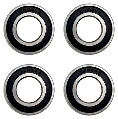 4 Kugellager 6003RS/2RS, 17,1×35×10 mm, gummiabgedichtet
