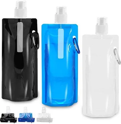 Image de Gourde pliable de 500 ml, souple, pour adultes